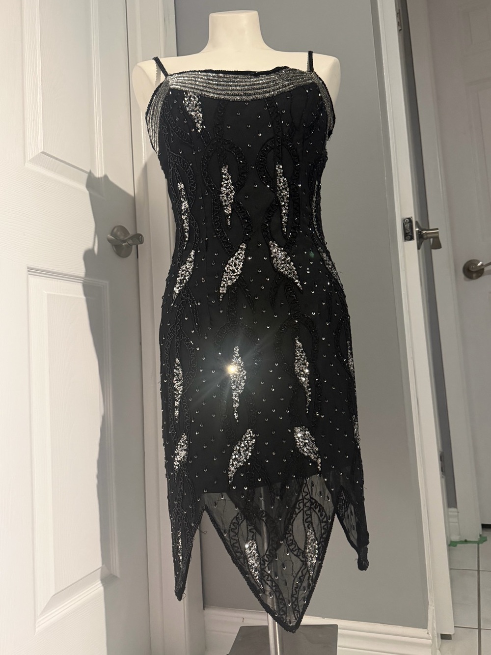 beautiful vintage beaded fairy dress